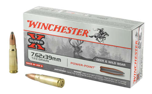 Ammunition Winchester Ammunition Super X 7.62x39mm WIN SPRX PWR PNT 762X39 123GR 20/200